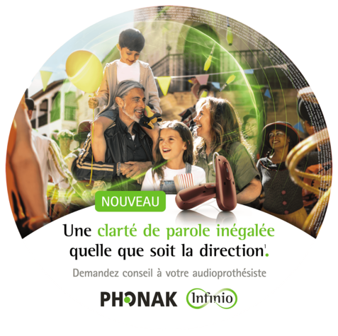 Actualité audioprothésiste fournisseur  : Nouveau Infinio : la nouvelle gamme de Phonak qui exploite l'IA !